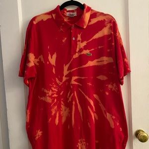 Chemise Lacoste Tie Dye Polo